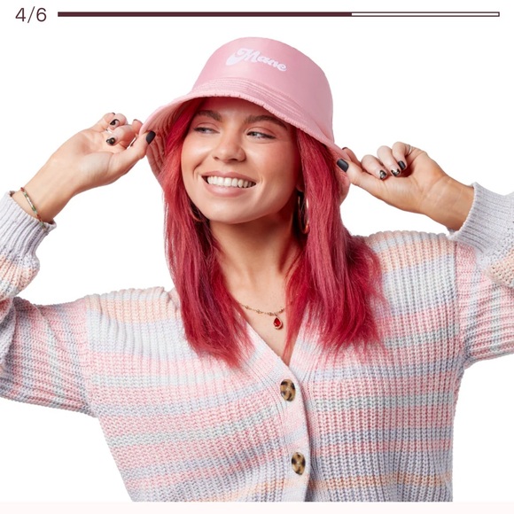 PINK BUCKET HAT - Picture 4 of 8